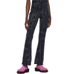 Eckhaus Latta Shrunk Flare Wave Pants L